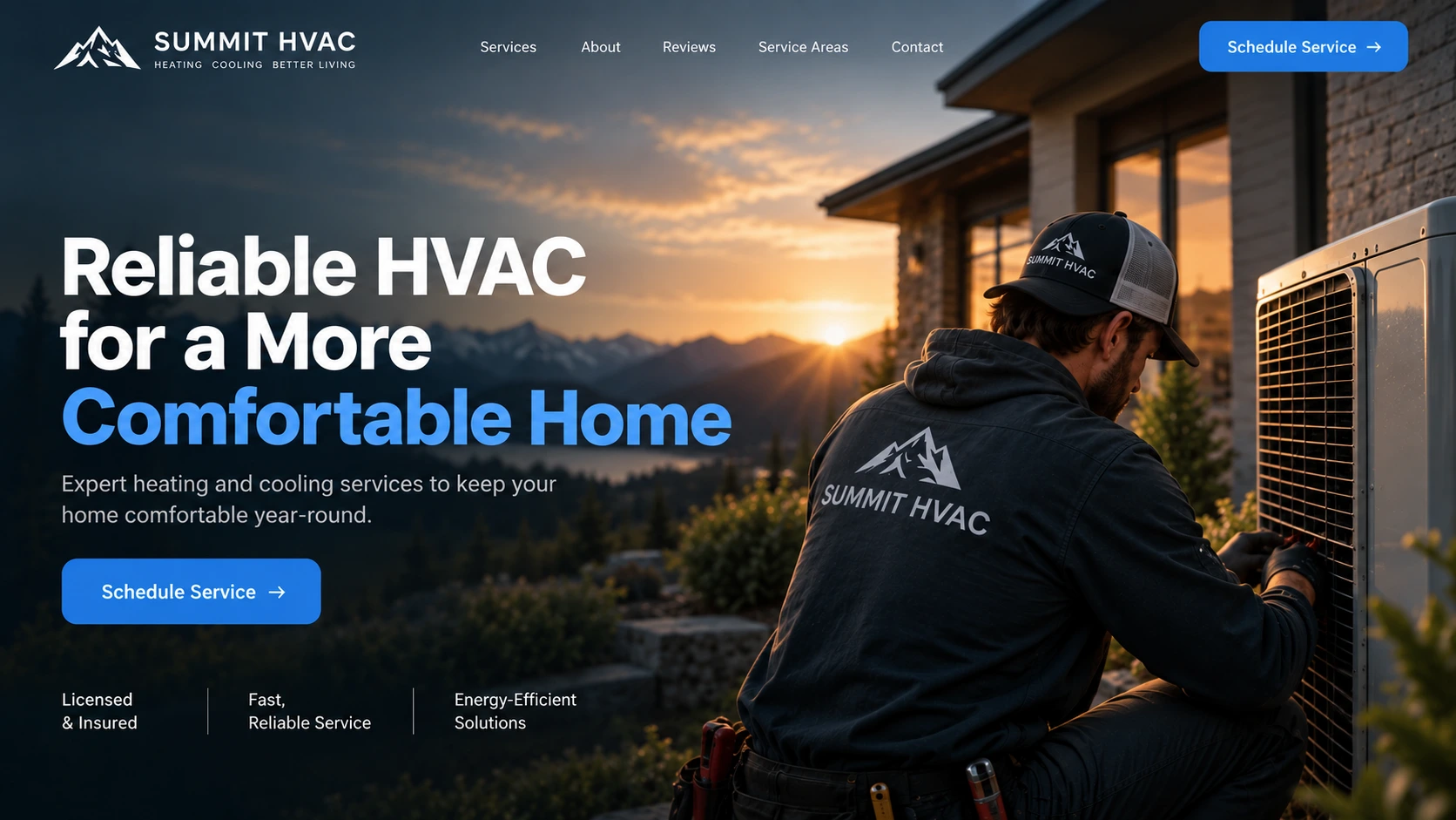 Summit HVAC at Sunset